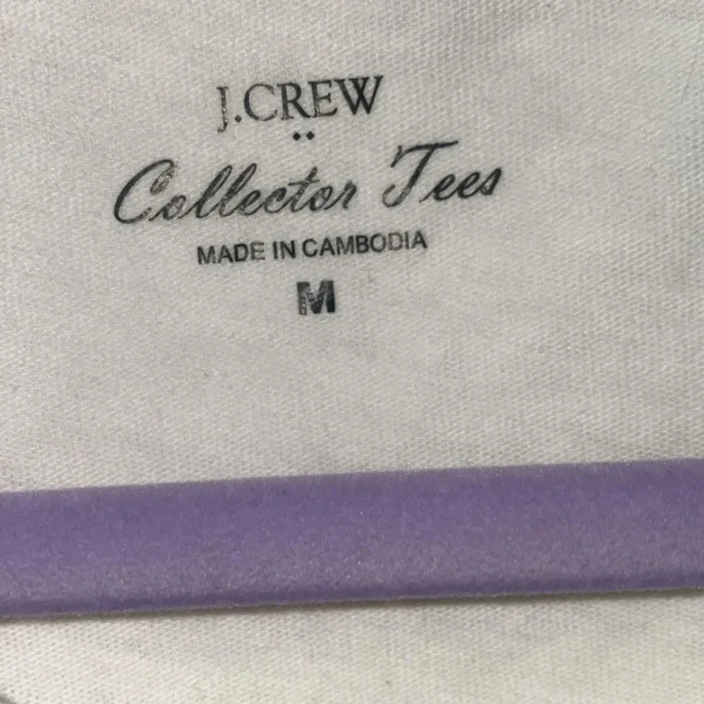 J. Crew Factory elephant collector tee. Cotton. Size M.
